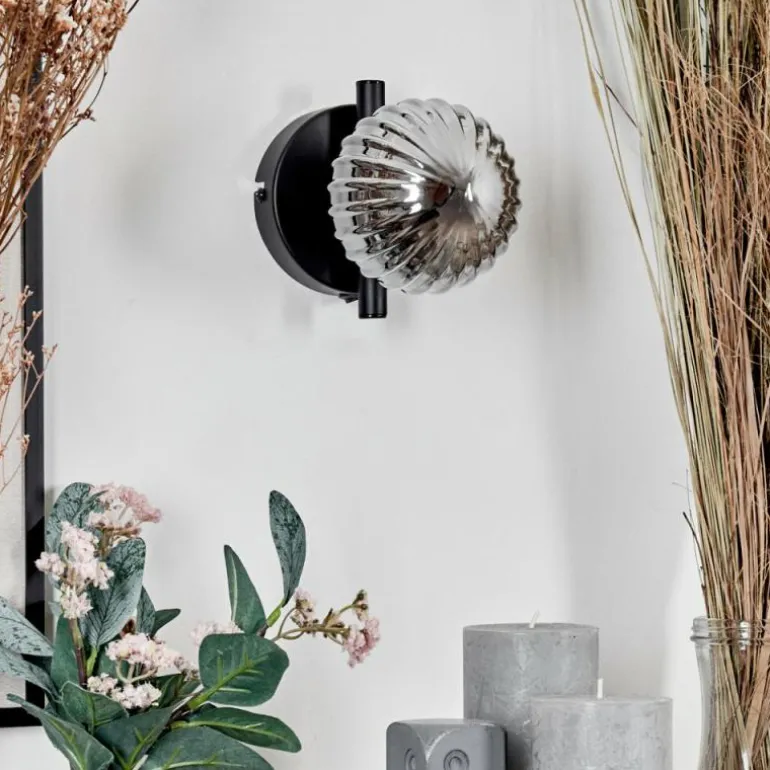 Applique murale - Verre Chehalis Fumé, 1 lumière