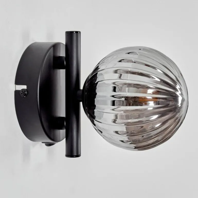 Applique murale - Verre Chehalis Fumé, 1 lumière