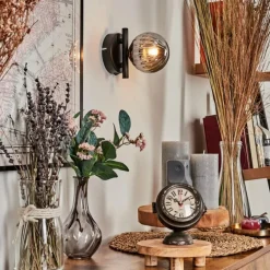 Applique murale - Verre Chehalis Fumé, 1 lumière