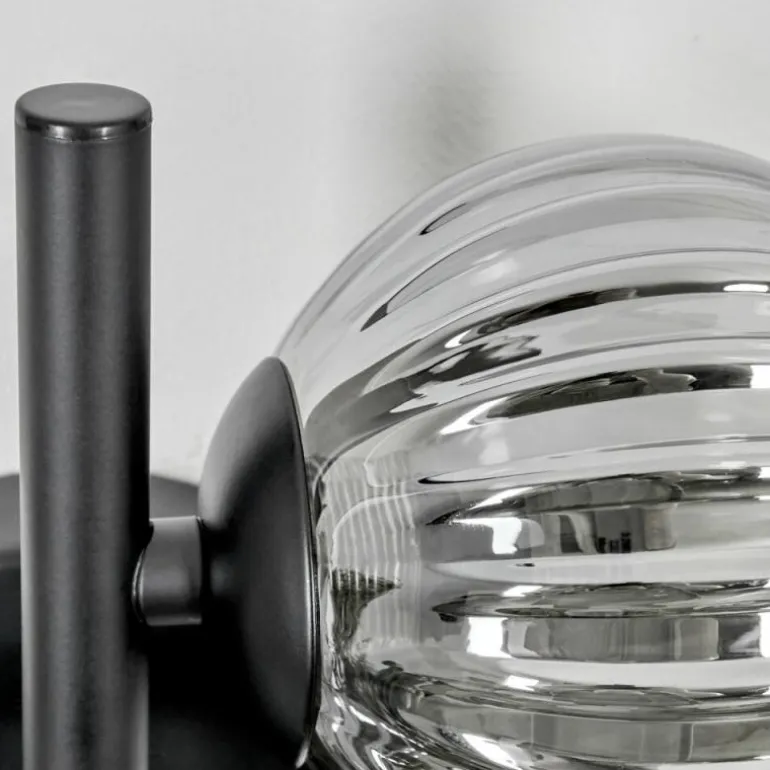 Applique murale - Verre Chehalis Fumé, 2 lumières