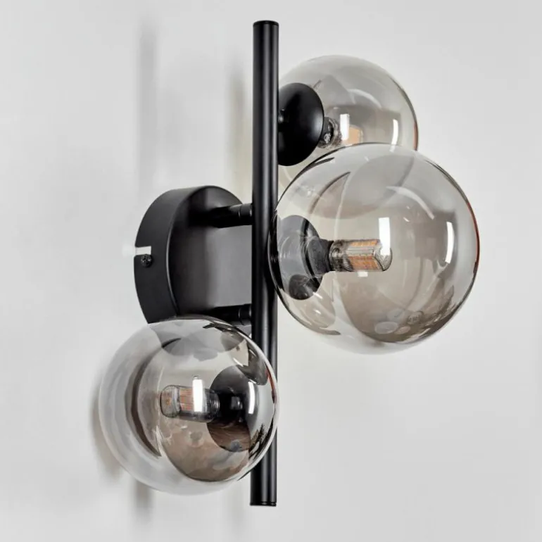 Applique murale - Verre Chehalis Fumé, 3 lumières