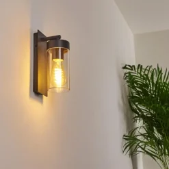 Applique murale Abaco Anthracite, 1 lumière