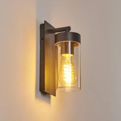 Applique murale Abaco Anthracite, 1 lumière