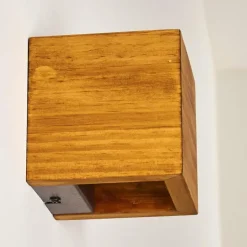 Applique murale Adak LED Bois foncé, 1 lumière