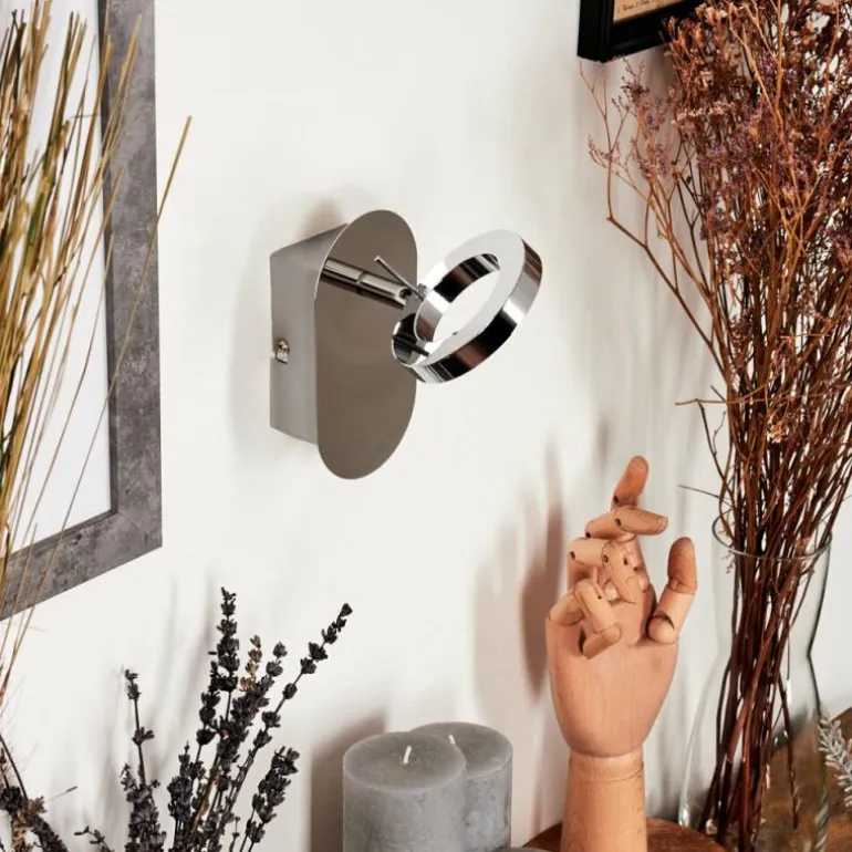 Applique murale Altamahaw LED Argenté, 1 lumière