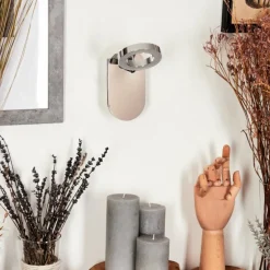 Applique murale Altamahaw LED Argenté, 1 lumière