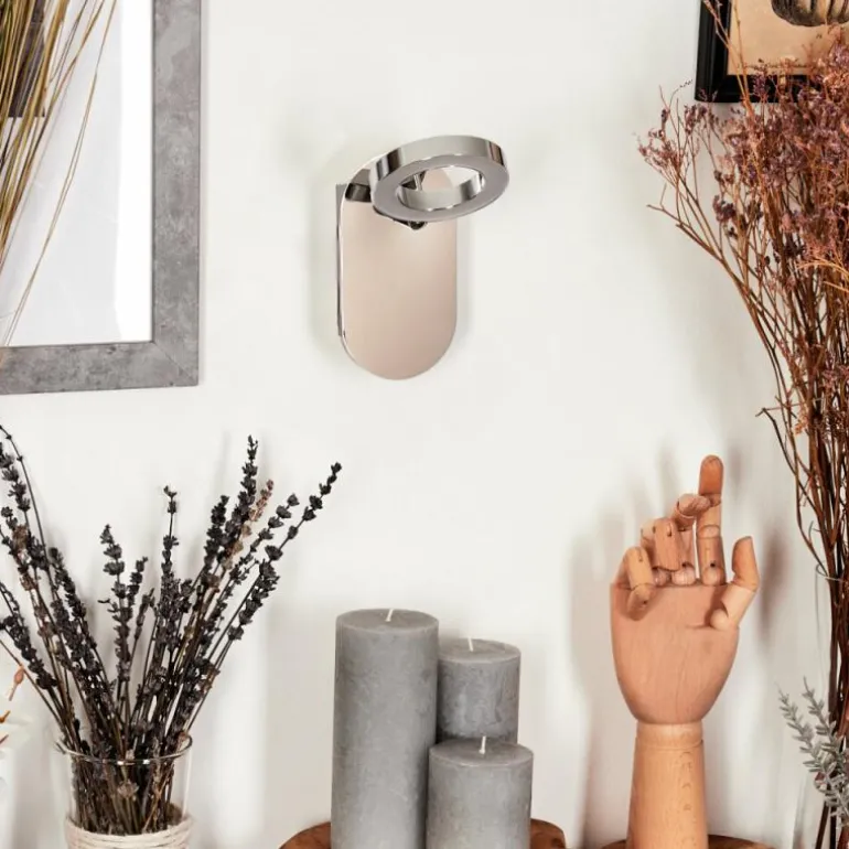 Applique murale Altamahaw LED Argenté, 1 lumière