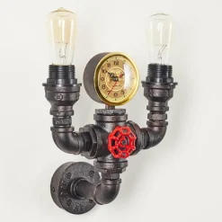 Applique murale Amal Noir, 2 lumières