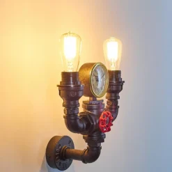 Applique murale Amal Noir, 2 lumières