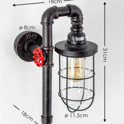 Applique murale Amal Transparent, 1 lumière