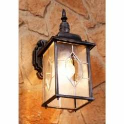 Applique murale Amapala Noir, 1 lumière