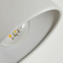 Applique murale Ambousi Chrome, Blanc, 1 lumière