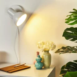 Applique murale Ambousi Chrome, Blanc, 1 lumière