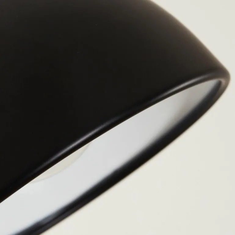 Applique murale Ambousi Chrome, Noir, 1 lumière