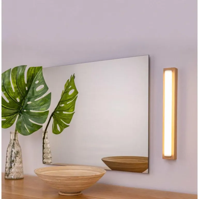 Applique murale Amboy LED Bois clair, 1 lumière