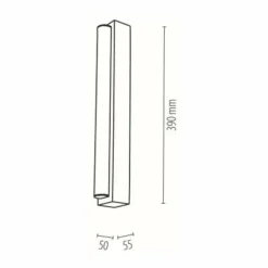 Applique murale Amboy LED Bois clair, 1 lumière