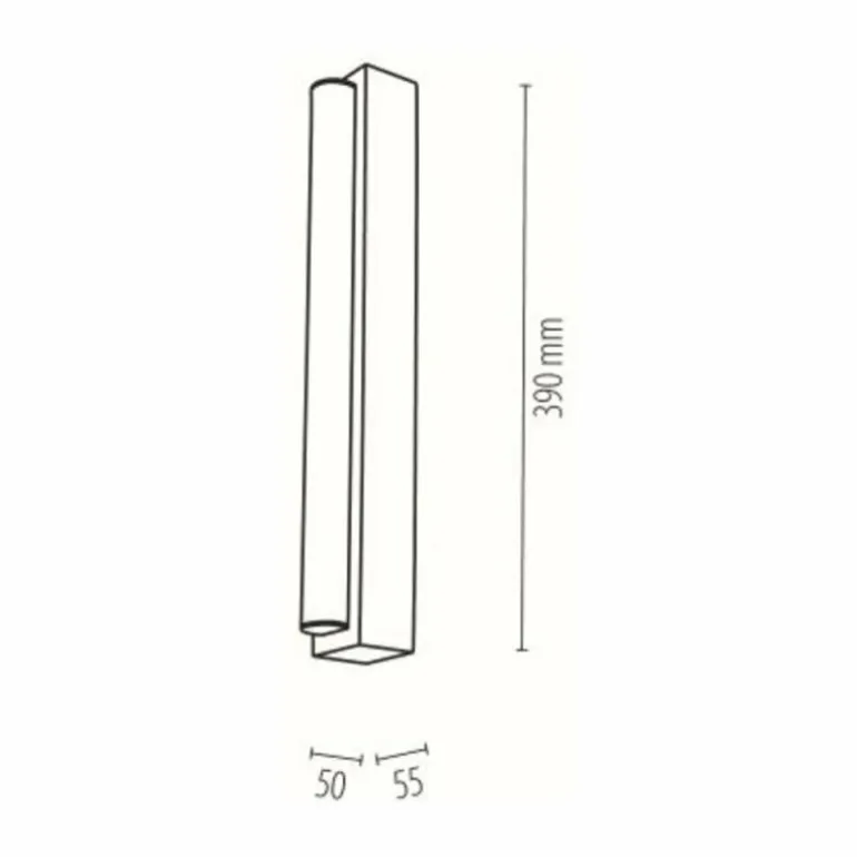 Applique murale Amboy LED Bois clair, 1 lumière