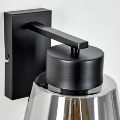 Applique murale Angelshaug Noir, 1 lumière