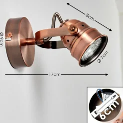 Applique murale Aniak LED Cuivre, 1 lumière