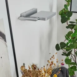 Applique murale Anneau LED Chrome, Argenté, 1 lumière