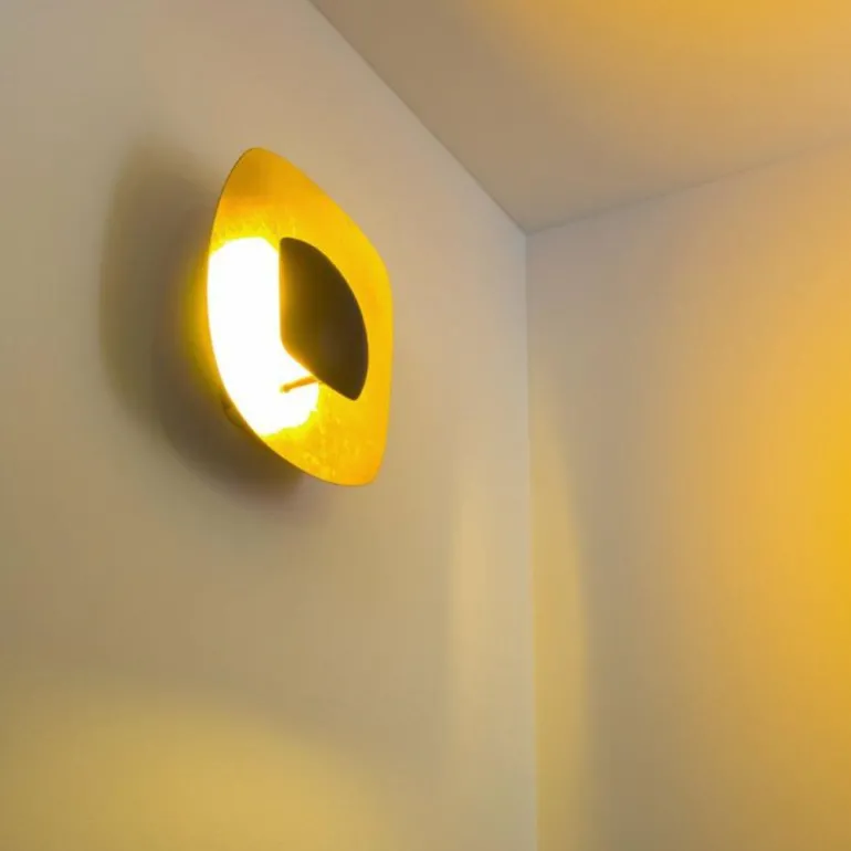 Applique murale Anton Angeli Penombra LED Or, 1 lumière