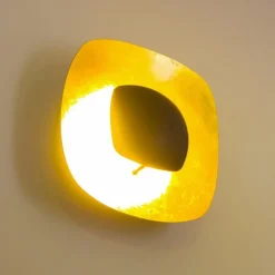 Applique murale Anton Angeli Penombra LED Or, 1 lumière