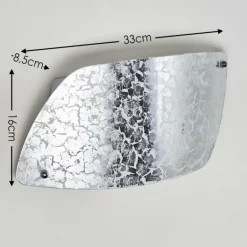 Applique murale Anzio Blanc, 1 lumière