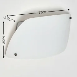 Applique murale Anzio Blanc, 1 lumière