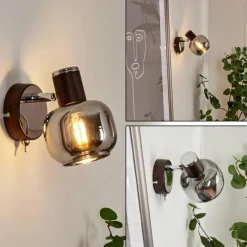 Applique murale Arconciel Rouille, 1 lumière