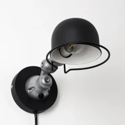 Applique murale Arild Noir, Argenté, 1 lumière