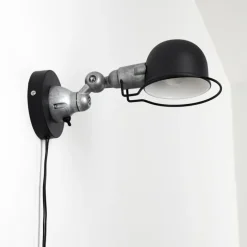 Applique murale Arild Noir, Argenté, 1 lumière