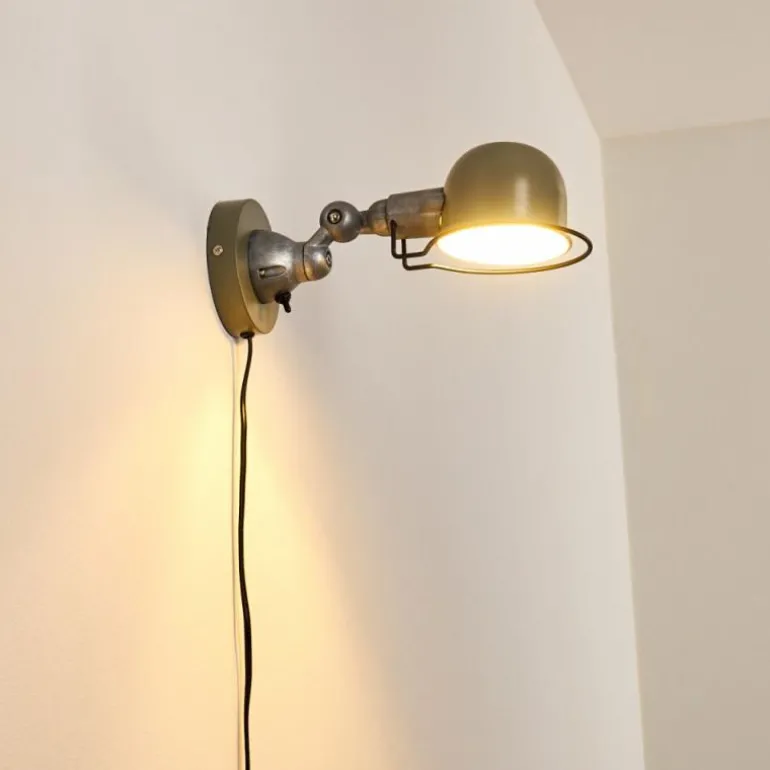 Applique murale Arild Vert, Argenté, 1 lumière