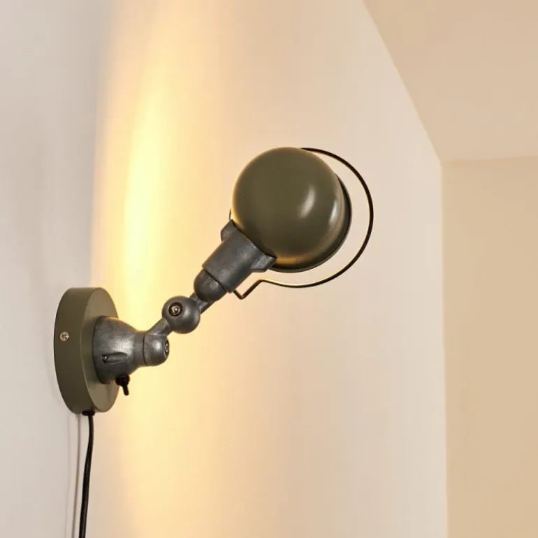 Applique murale Arild Vert, Argenté, 1 lumière