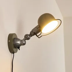 Applique murale Arild Vert, Argenté, 1 lumière