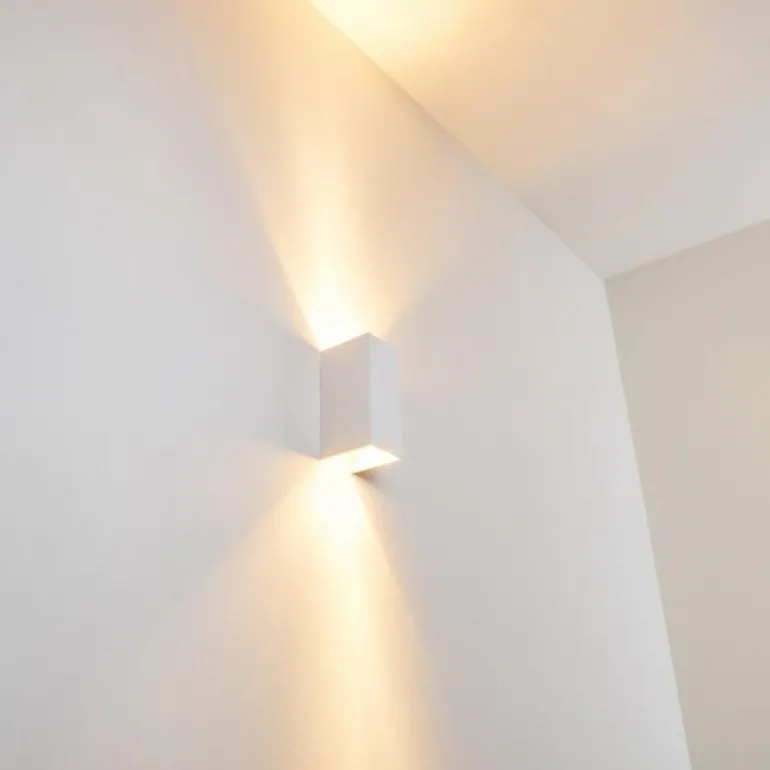 Applique murale Aversa Blanc, 2 lumières