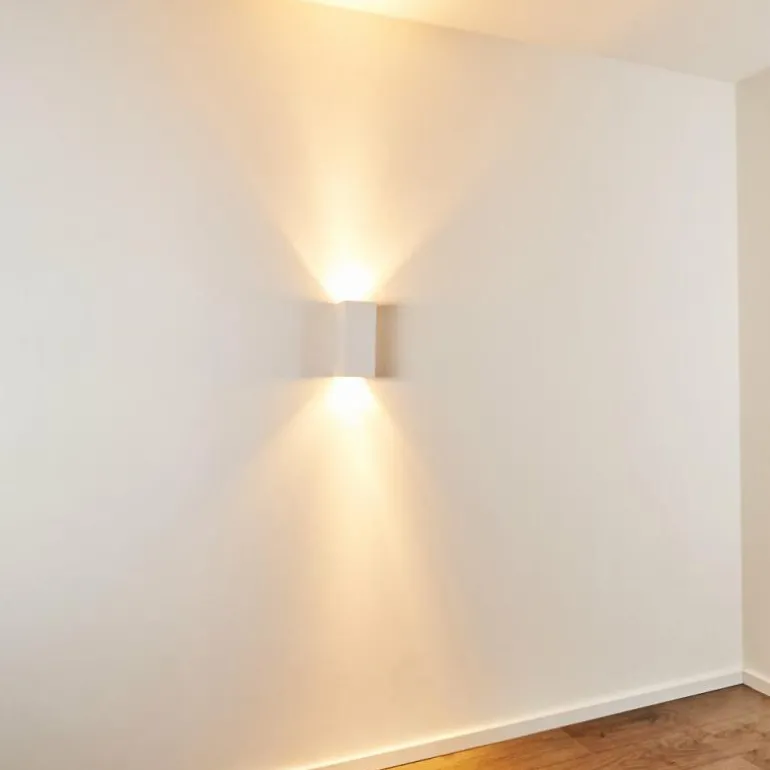 Applique murale Aversa Blanc, 2 lumières