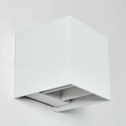 Applique murale Badajoz Blanc, 1 lumière