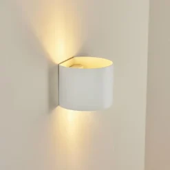 Applique murale Badajoz Blanc, 1 lumière