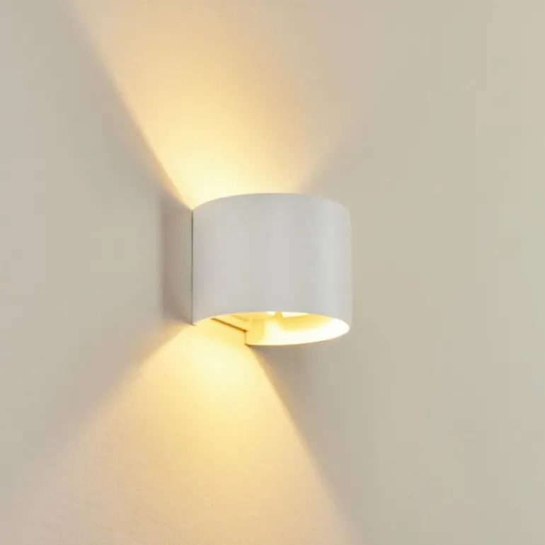 Applique murale Badajoz Blanc, 1 lumière