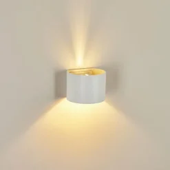 Applique murale Badajoz Blanc, 1 lumière