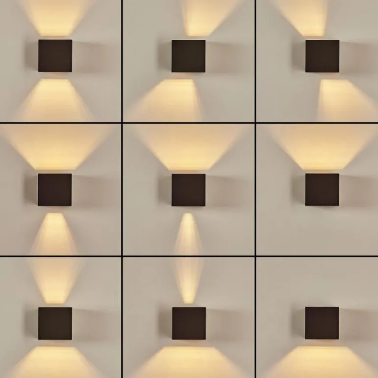 Applique murale Badajoz Brun, 1 lumière