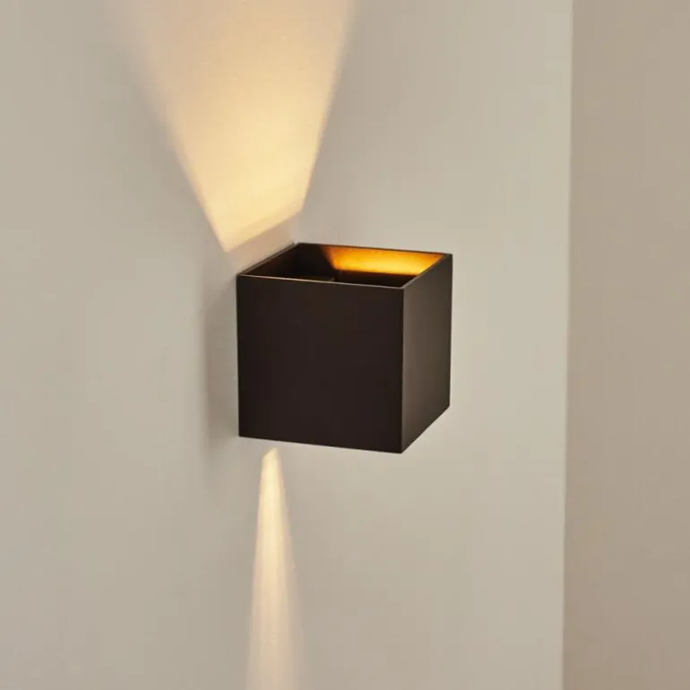 Applique murale Badajoz Brun, 1 lumière