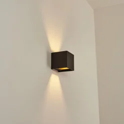 Applique murale Badajoz Brun, 1 lumière