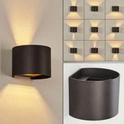 Applique murale Badajoz Brun, 1 lumière