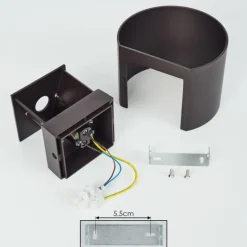 Applique murale Badajoz Brun, 1 lumière