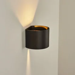 Applique murale Badajoz Brun, 1 lumière