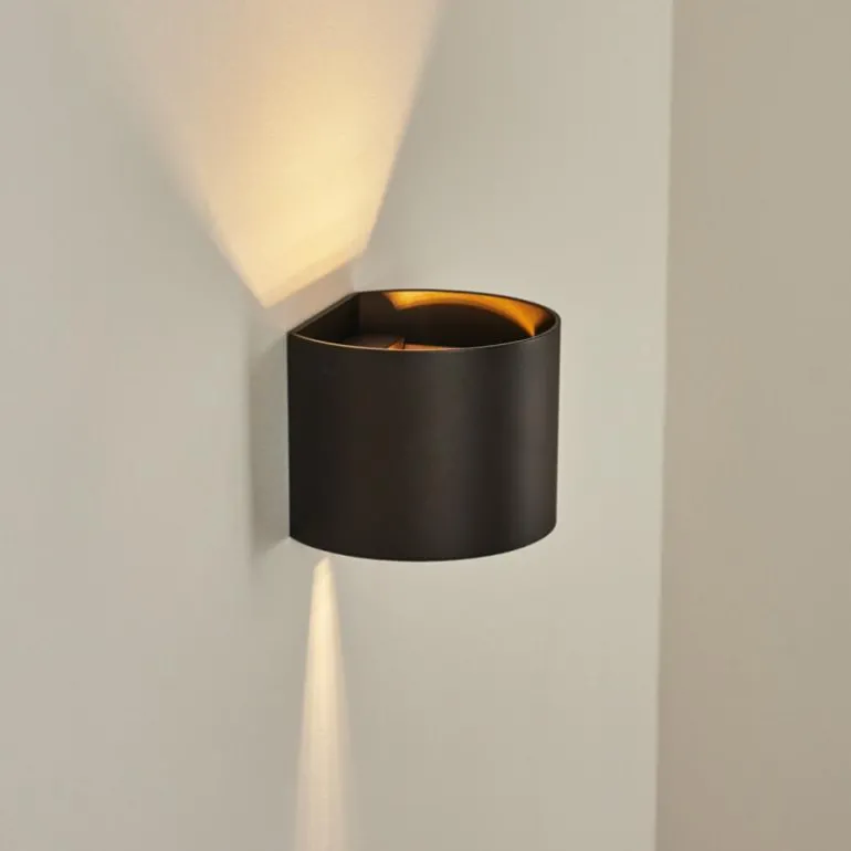 Applique murale Badajoz Brun, 1 lumière