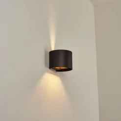 Applique murale Badajoz Brun, 1 lumière