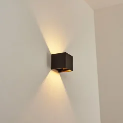 Applique murale Badajoz Brun, 1 lumière