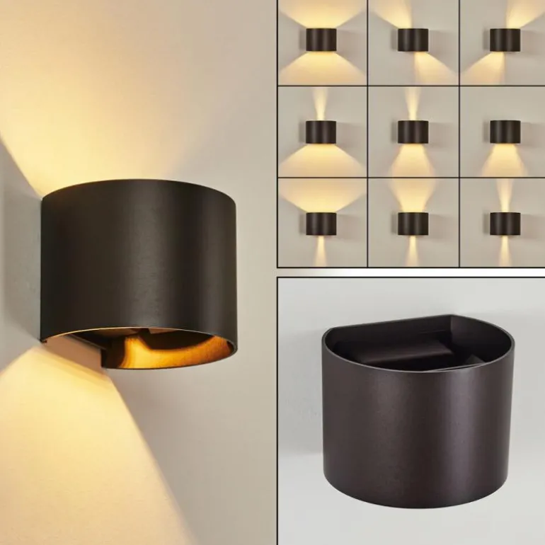 Applique murale Badajoz Brun, 1 lumière